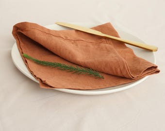 Pure Cotton Napkins 50 Pack Of Natural Cotton Napkin Coco Brown For Dining  Everyday Meals At Home/Wedding/Party Table Décor Kitchen Napkins