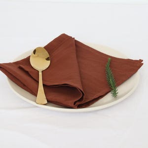 100Pcs Pure Cotton Napkins Of Natural Cotton Napkin Dark Brown For Dining  Everyday Meals At Home/Wedding/Party Table Décor Kitchen Napkins