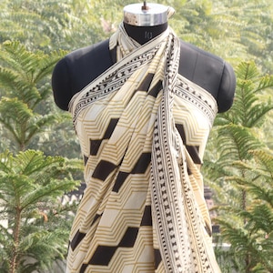 Hand Block Print Cotton Sarong | Indian cotton Scarves, Sarong | Beach Wrap Pareo, Long Scarf, Large Sarong | beachwear Beach Sarongs