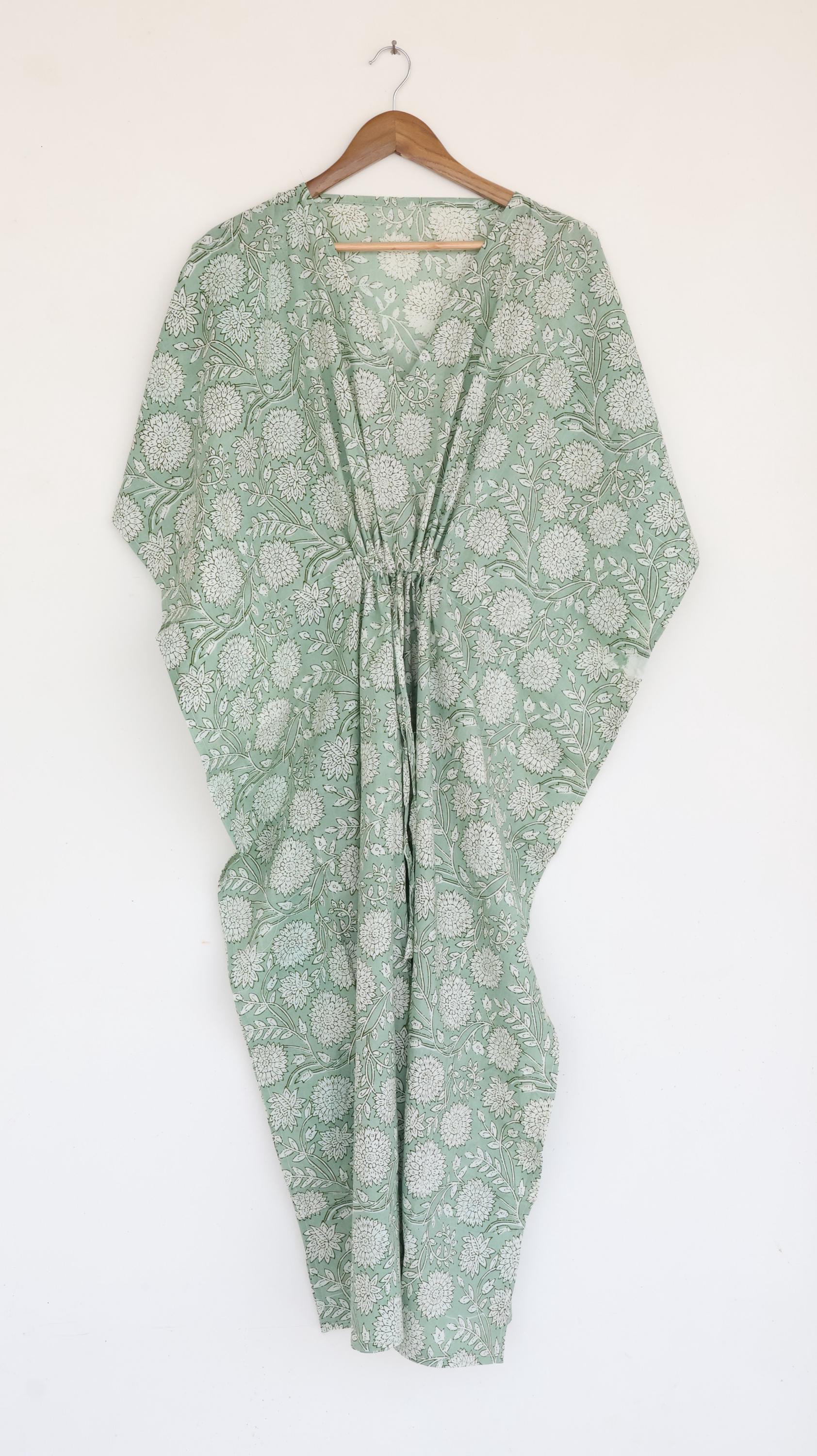 Sage Green Kaftan - Etsy