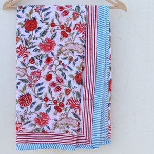 Cotton Beach Sarong Indian Hand Block Print Beach Sarong Soft Voile Fabric Summer Pareo Gift for Her Sarong beach wrap, cotton sarong, beach