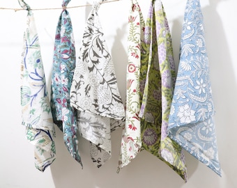 100 PACK, Napkins Bohemian Colorful Table Napkin Boho Wedding Napkin Eco Friendly Reusable Cocktail Table Dinner Napkins Printed napkins