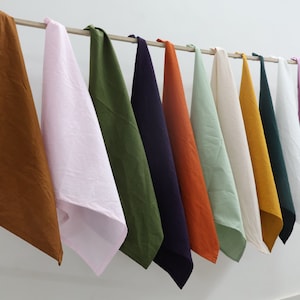100 Color Cotton Napkins Wedding Cotton Napkins, Washable  Napkins Washed Cotton Napkins, Kitchen Napkins, Bulk Napkins Party Napkins