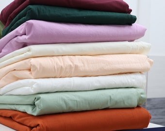 Washed Pure Linen Fabric Soft Fabric by the Yard for Sewing, 100% Pure Linen Fabric, Eco-Friendly Washed Linen-Hemp Fabric, by the Meter,