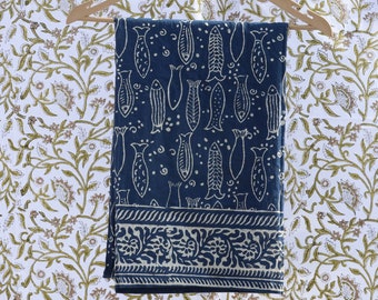 Sarong, pareo da spiaggia, pareo in cotone, pareo da spiaggia, pareo pareo, fascia da spiaggia, boho sarong per le donne, sarong da spiaggia con stampa a blocchi indiani