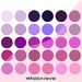 Purple Clouds Color Palette Pack | Lavender Procreate Color Palette ...