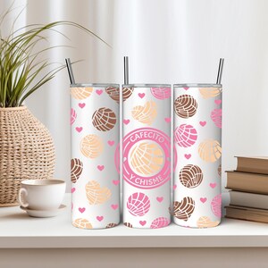 Cafecito Y Chisme Tumbler | Conchas Tumbler | Cafecito Y Chisme 20oz Cup | Latina Tumbler | Gift For Her