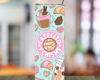 Cafecito Y Chisme Tumbler | 20oz Cafecito Y Chisme Tumbler | Cafecito y Chisme Travel Cup, Gift for Her