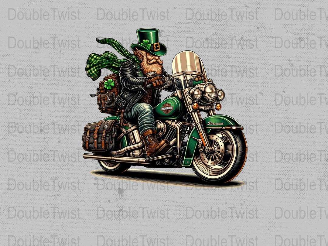st patricks day biker flyers