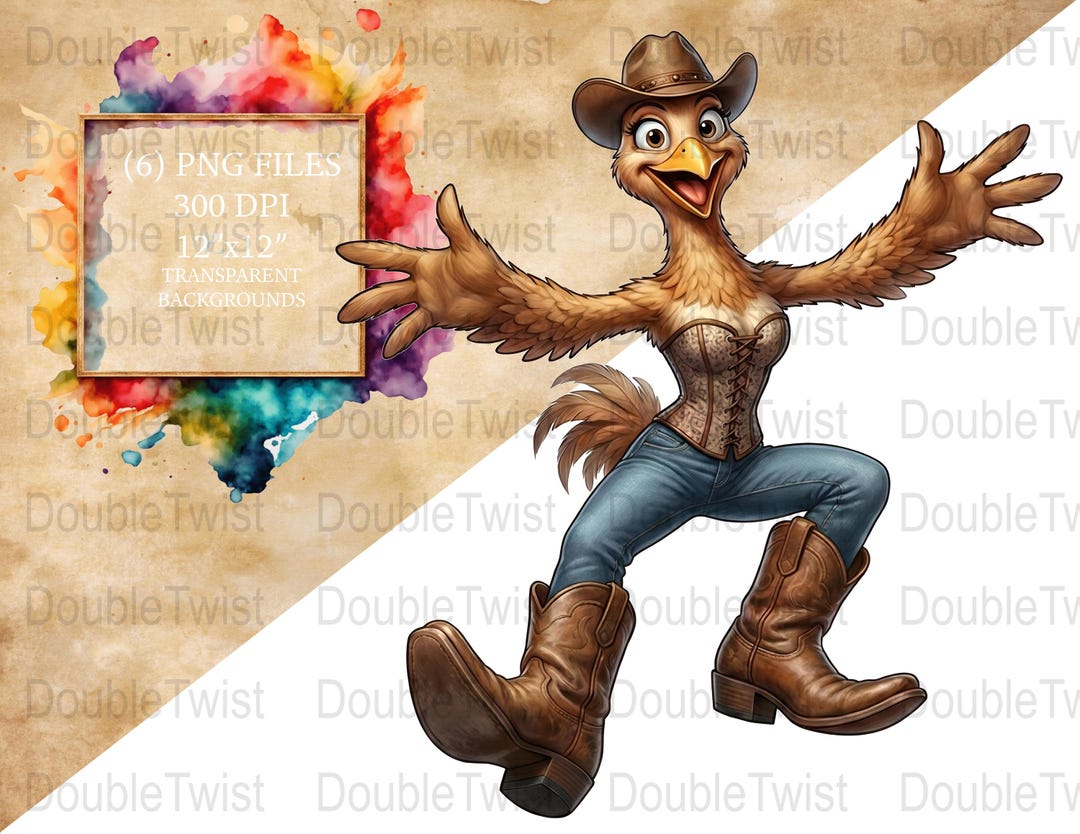 Chicken Leg Rodeo Dancing Cowgirl Chicken Clipart PNG, Funny Western Hen Sublimation ...