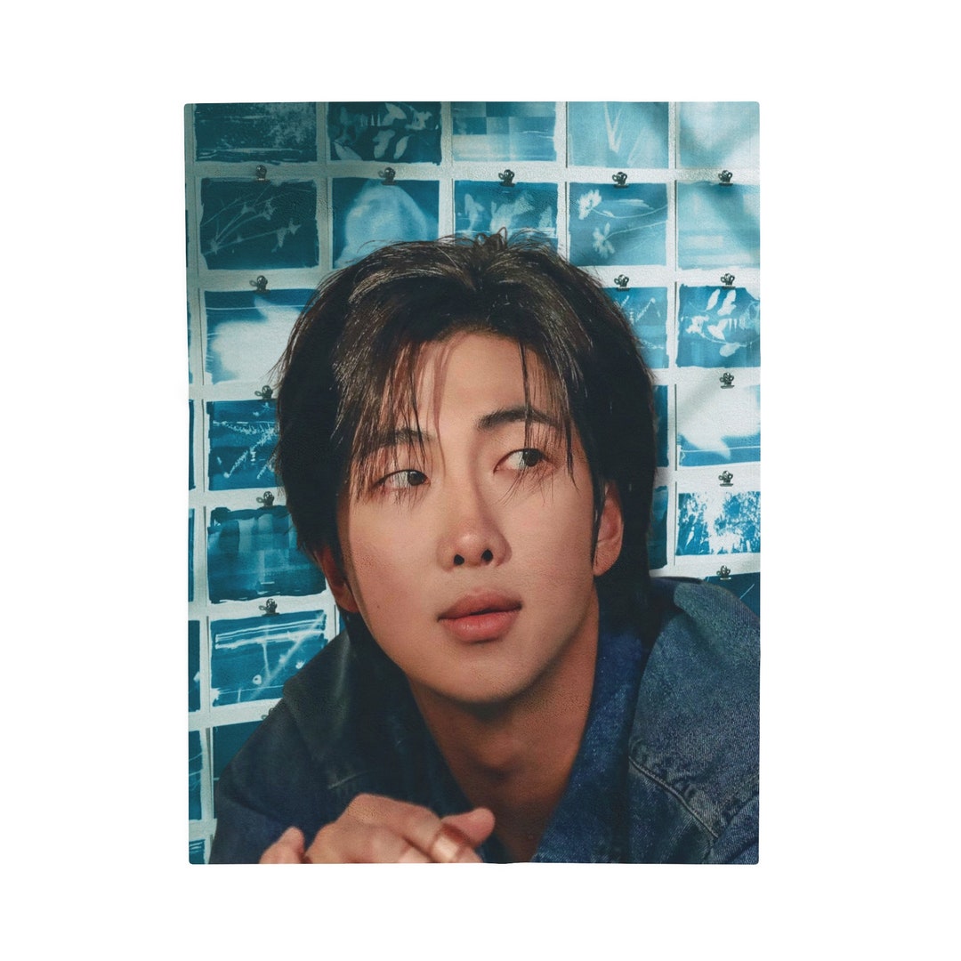 Namjoon Indigo Photo Blanket, Indigo Album Namjoon Blanket, BTS RM