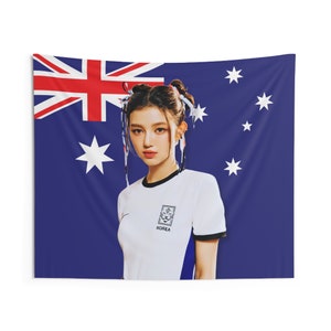 NewJeans Danielle Australia Flag, NewJeans New Jeans Kpop Flag, NewJeans Members Merch, Gift Ideas for Tokkis, Birthday Gift & Concert Merch