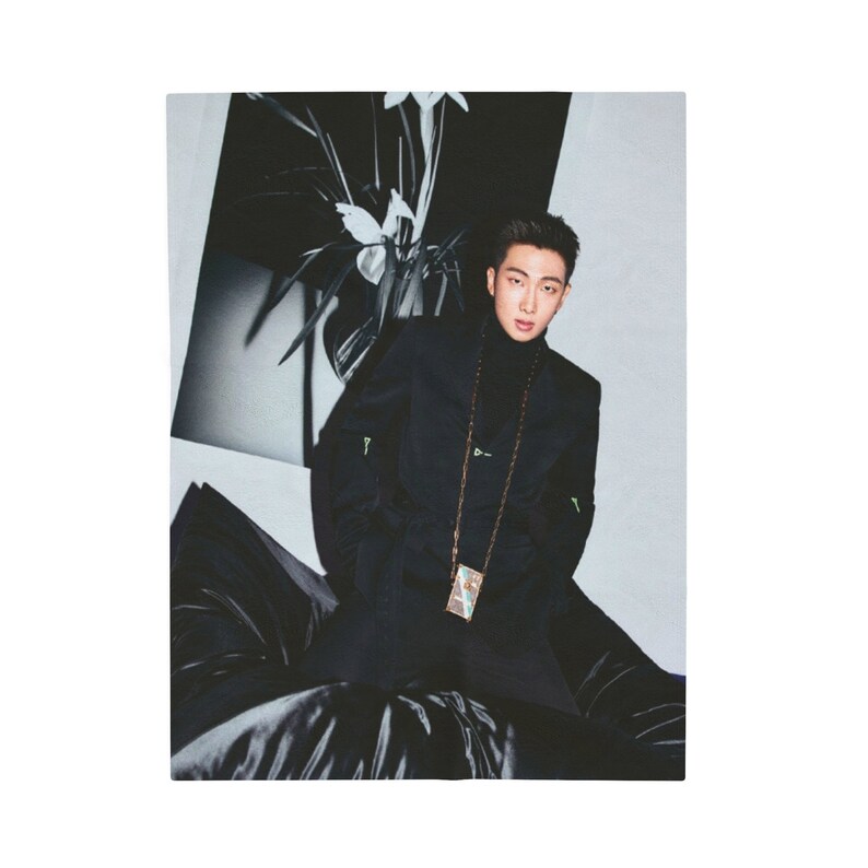Namjoon Sexy Photo Blanket BTS Merch BTS RM Blanket Kim Etsy