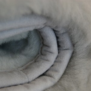 Exklusive Alpaka-Wolldecke, grau, handgefertigt, warmes Plaid aus natürlicher Wolle für das Bettsofa, alle Größen, echte Wolle Bild 6