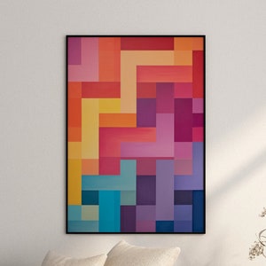 Josef Albers Poster - Homage to the Square - Abstract Bauhaus Art as Josef Albers Print - Albers Paintings - German Wall Art