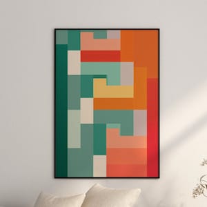 Josef Albers Poster - Homage to the Square - Abstract Bauhaus Art as Josef Albers Print - Albers Paintings - German Wall Art