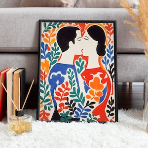 Henri Matisse Poster - Pärchen - Französische Kunst - Hochwertiges Poster - Henri Matisse Druck - Moderne Wanddekoration - Matisse Kunst
