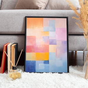 Rothko Poster - High quality abstract Rothko wall art - Modern wall decoration as Mark Rothko print - Mark Rothko art in museum quality