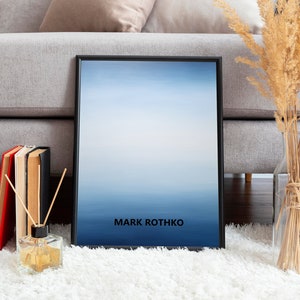 Rothko Poster - High quality abstract Rothko wall art - Modern wall decoration as Mark Rothko print - Mark Rothko art in museum quality
