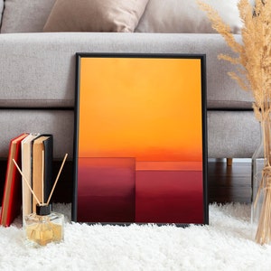 Rothko Poster - High quality abstract Rothko wall art - Modern wall decoration as Mark Rothko print - Mark Rothko art in museum quality