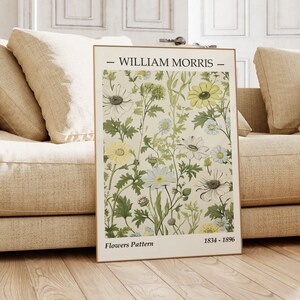 William Morris Poster - Botanical Art as William Morris Print - High Quality William Morris Art as Morris Wall Print - Floral Pattern