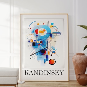 Kandinsky Poster - High-quality poster as a Kandinsky print - Perfect as a gift - Abstract art - Wassily Kandinsky