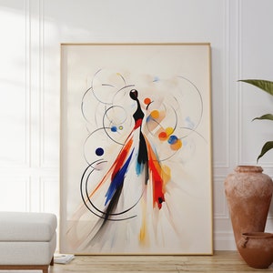 Kandinsky Poster - Hochwertiges Poster als Kandinsky Druck - Perfekt zum Verschenken - Abstrakte Kunst - Wassily Kandinsky