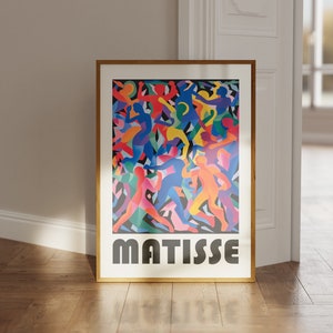 Henri Matisse Poster De Dans Hoogwaardige poster als Henri Matisse print Moderne tentoonstellingskunst in Matisse-stijl afbeelding 1