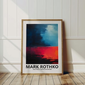 Rothko Poster - Abstrakte Rothko Wandkunst in Museumsqualität, Moderner Wanddeko als Mark Rothko Druck, Rothko Painting, Mark Rothko Art