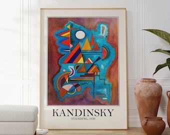 Kandinsky Poster - Standing - High Quality Poster - Kandinsky Print - Abstract Art - Wassily Kandinsky - Gift Idea