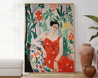 Henri Matisse Poster - Hochwertige Französische Kunst - Henri Matisse Druck - Moderne Wanddekoration - Matisse Kunst - Matisse Stil