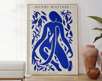 Affiche Henri Matisse - Nus bleus, Dessin Matisse, Art Matisse, Impression Henri Matisse, Art de galerie moderne, Matisse pour cadeau