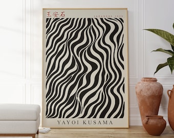 Yayoi Kusama Poster - Premium Quality - Yayoi Kusama Print - Japandi Poster - Kusama Wall Art - Japanese Poster - Japan 1929 - Kusama