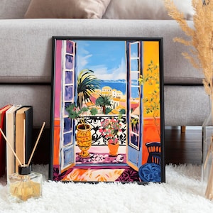 Henri Matisse Poster, Offenes Fenster Matisse Druck, Hochwertiges Poster,  Henri Matisse Print, Wanddekoration, Matisse Kunst, Matisse