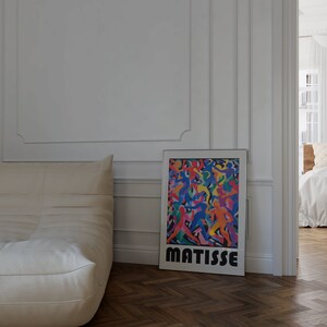 Henri Matisse Poster De Dans Hoogwaardige poster als Henri Matisse print Moderne tentoonstellingskunst in Matisse-stijl afbeelding 4
