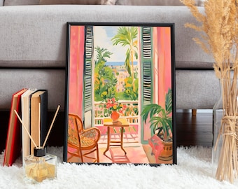Open Window Henri Matisse Print, High-Quality Poster, Henri Matisse Print, Wall Decoration, Matisse Art, Matisse Style, Matisse