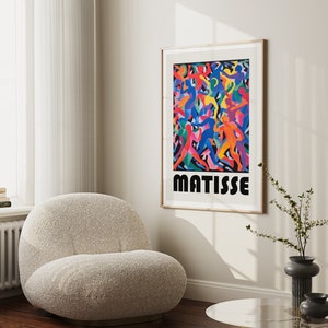 Henri Matisse Poster De Dans Hoogwaardige poster als Henri Matisse print Moderne tentoonstellingskunst in Matisse-stijl afbeelding 5