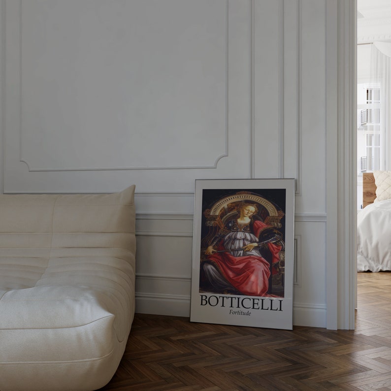 Sandro Botticelli Poster Fortitude Highquality Botticelli Painting