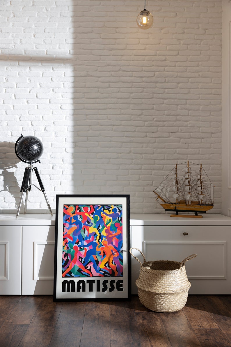 Henri Matisse Poster De Dans Hoogwaardige poster als Henri Matisse print Moderne tentoonstellingskunst in Matisse-stijl afbeelding 10