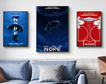 Nope Movie Poster Collection - Authentic Film Memorabilia - High-quality Canvas Prints for Decoration