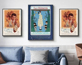 Colección de carteles de películas La Quimera - Recuerdos cinematográficos auténticos - Impresiones en lienzo de alta calidad para decoración