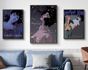 Perfect Blue Movie Poster Collection - Authentic Film Memorabilia - High-quality Canvas Prints for Decoration