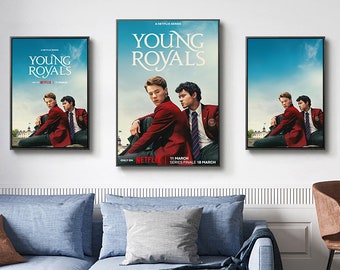 Young Royals Seizoen 3 Filmpostercollectie - Authentieke filmmemorabilia - Hoogwaardige canvasafdrukken voor decoratie