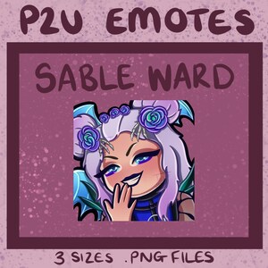 Sable Ward Dead By Daylight Emote for Twitch, Discord, Youtube | ready to use streamer emotes
