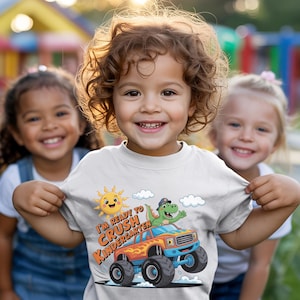 Monster Truck Kindergarten Clipart Bundle: Back to School PNG, SVG, PDF