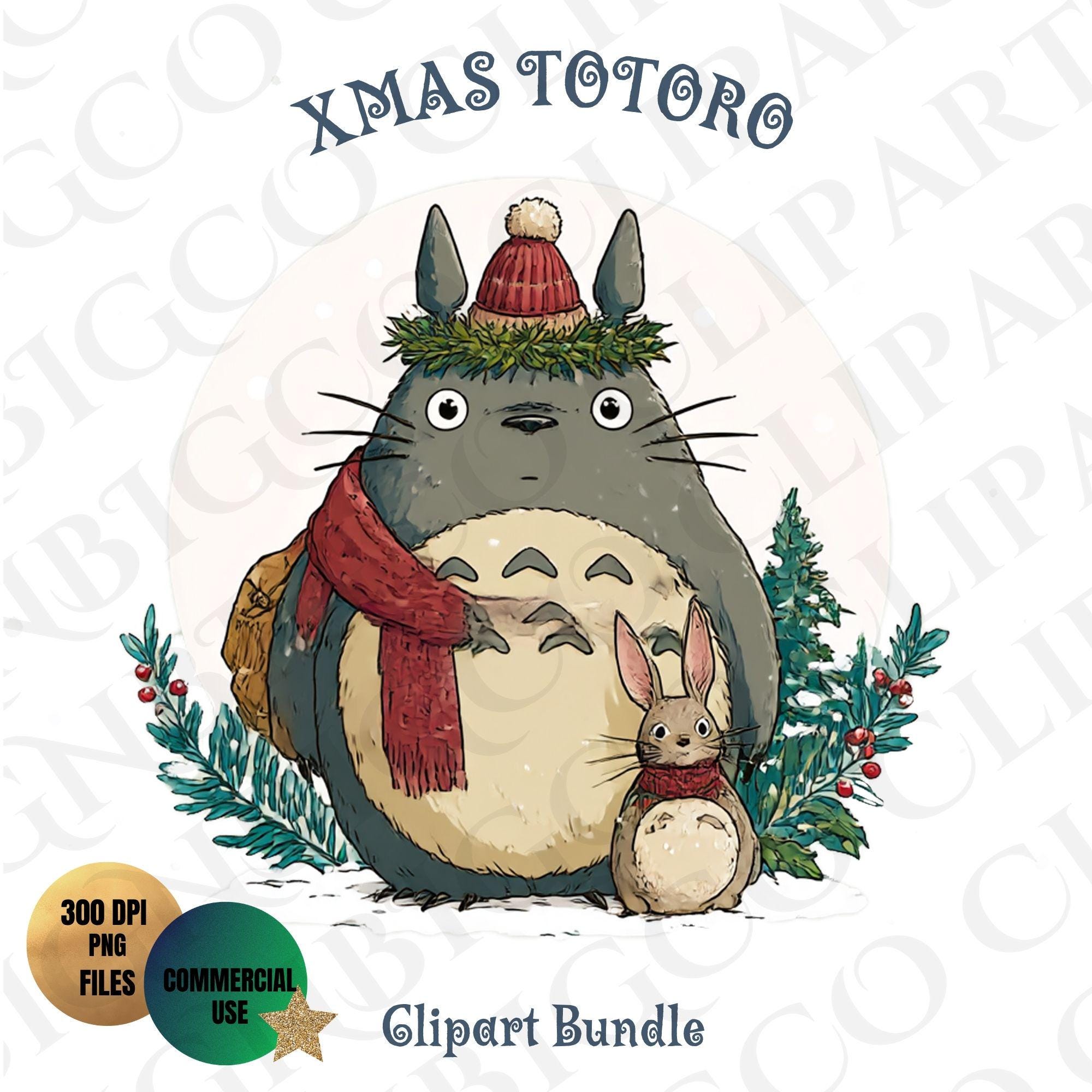 Totoro Christmas - Etsy