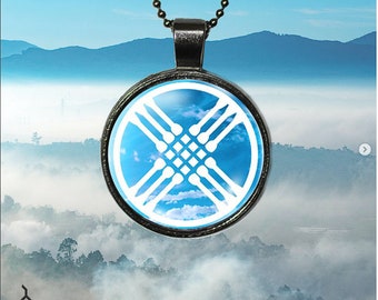 Tengri Necklace, Tengri symbol, Turkic/Mongol Shamanic Tengri, Sky God necklace, shamanic Pendant, Tengri Pendant