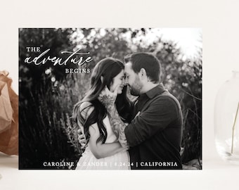 Photo Save the Dates | Customizable Wedding Save the Dates | Adventure Save the Dates | Save the Date Template