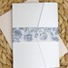 Navy Blue Rose Belly Bands Printable Belly Bands Garden Wedding Invite ...
