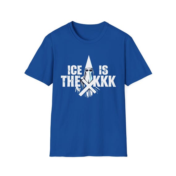 Ice is the Kkk T-shirt - Unique Graphic Tee, Protest Shirt, Anti